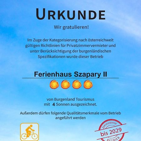 Ferienhaus Szapary II Eisenberg an der Pinka ภายนอก รูปภาพ